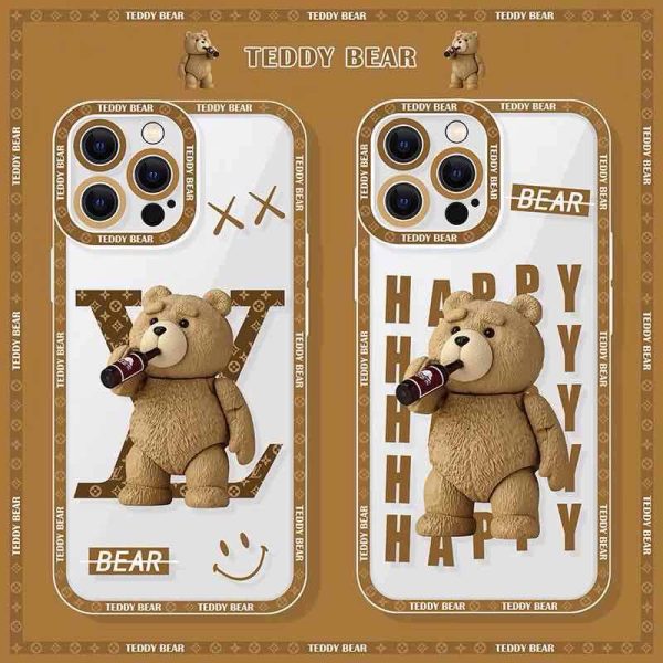 قاب Drunk Teddy bear برای آیفون