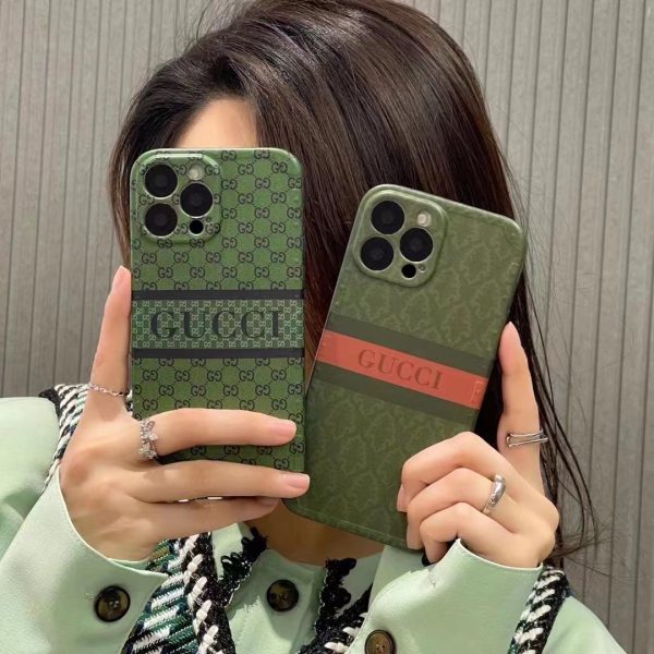 قاب گوچی سبز Gucci Green cotton برای آیفون