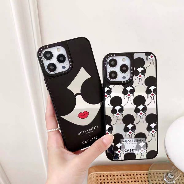 قاب آیینه ای CaseTify Alice Olivia تک چهره برای آیفون