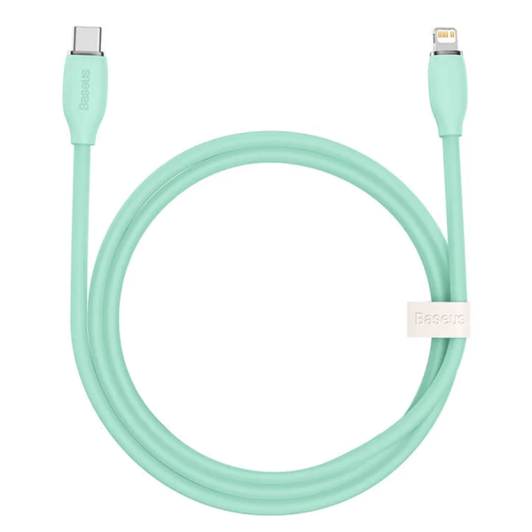 کابل شارژ 1.2 متری لایتنینگ بیسوس Baseus Jelly cable USB-C to Lightning 20w CAGD020006