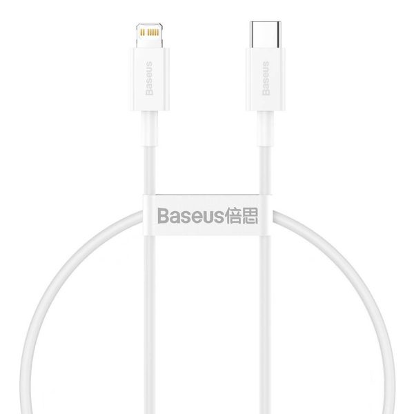 کابل شارژ تایپ سی به لایتنینگ بیسوس Baseus Superior Series Data Cable 20cm CATLYS-02