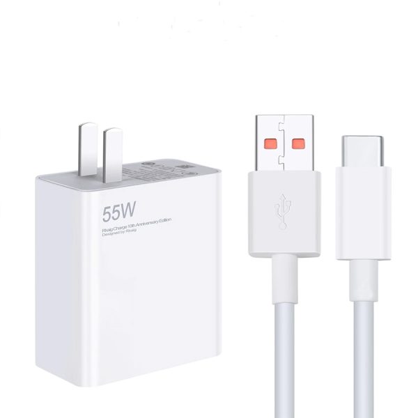 فست شارژر 55 وات شیائومی مدل Xiaomi 55W GaN Fast Charger MDY-12-EQ