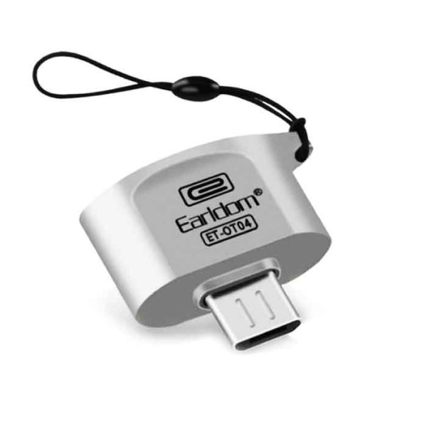 مبدل microUSB به USB OTG ارلدام مدل ET-OT04