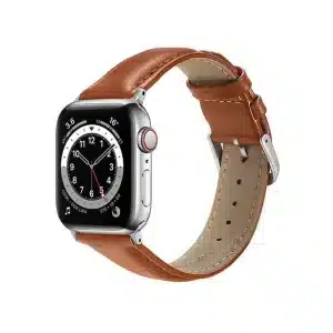 بند چرم طبیعی اپل واچ جیتک مدل G-Tech Leather Lovrug Band For Apple Watch