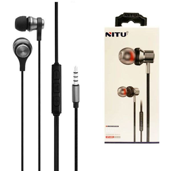 هندزفری سیم دار نیتو NITU NT-H33