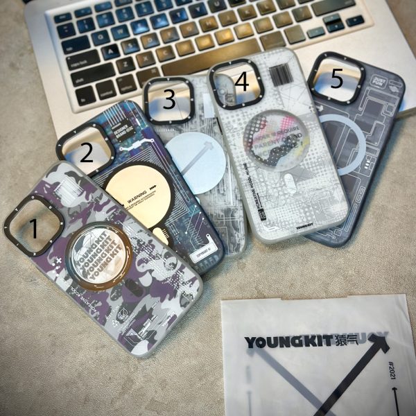 قاب مگسیف MagSafe یانگ کیت YOUNGKIT مدل طرح دار برای آیفون